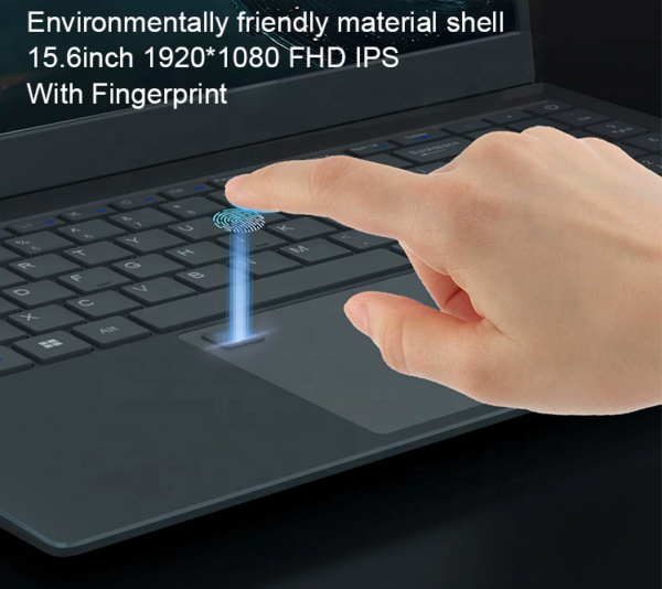 Omnicore laptop sfeerfoto laptop fingerprint