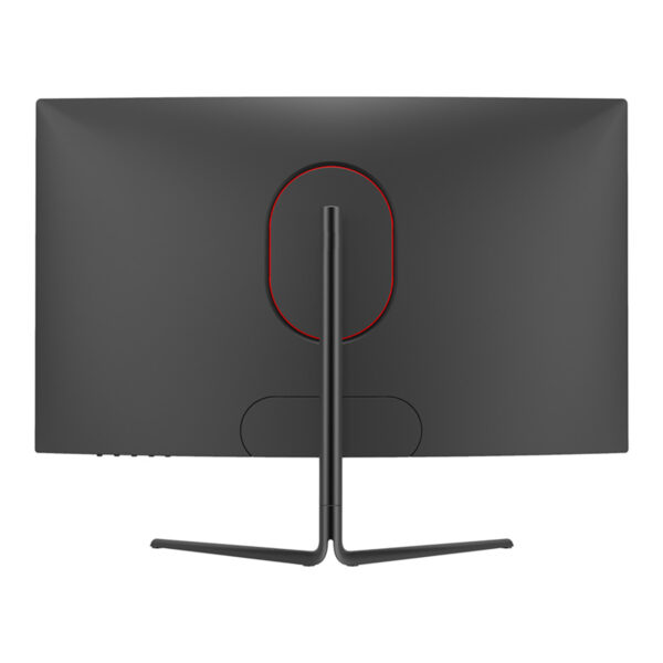 curved monitor zijaanzicht